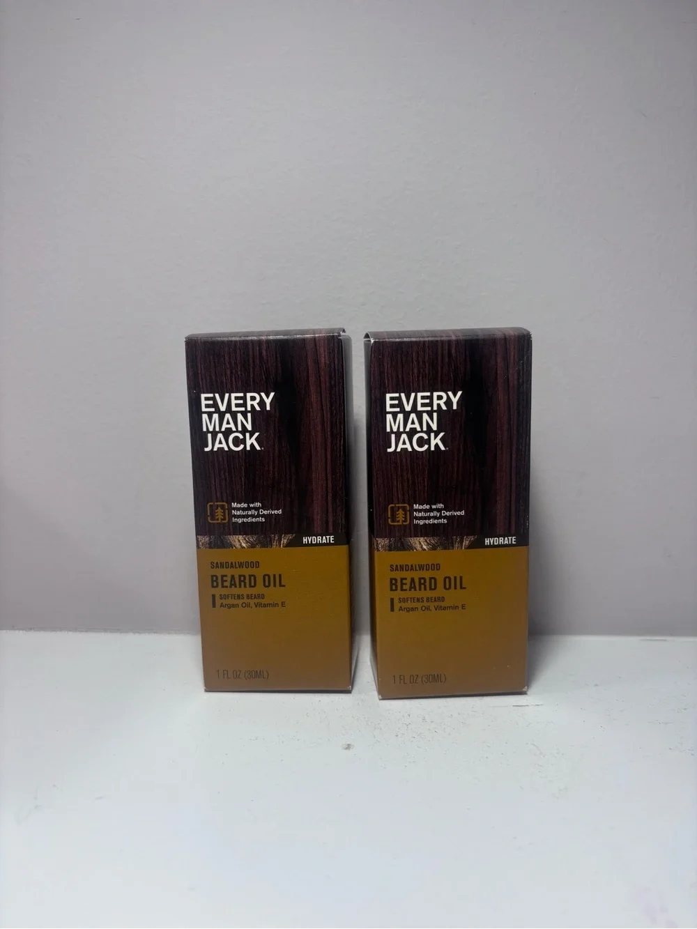 Every Man Jack Sandalwood Beard Oil 2 Pack Deal